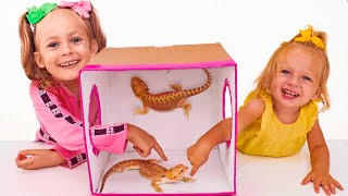 Mystery box challenge +most popular stories for children by Maya and Mary