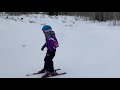 skiing the beginner course at brian head ski resort