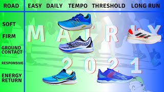 Road Running Shoe Matrix 2021 | DeMoor Global Running