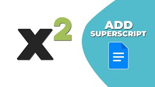 How to add superscript to text in google docs