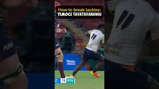 How to break rugby tackle advice from the tackle breaking king Timoci Tavatavanawai!