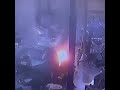 demetrius hines captured a 32ah maxxamp 16v lithium battery exploding on surveillance camera