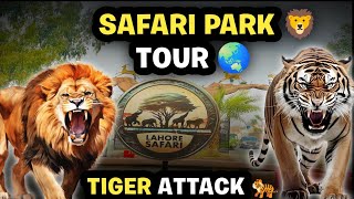 😱 Safari Park Lahore Tour 🦁Tiger Ne Attack Kar Diya! 🚨🔥