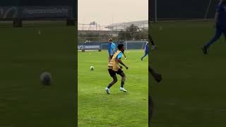 GABRIEL MEC FALOU APÓS PARTICIPAR DO TREINO DO GRUPO PROFISSIONAL DO GRÊMIO NESTA TERÇA-FEIRA