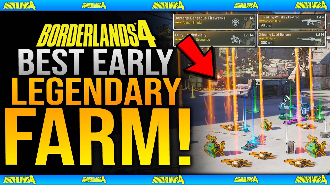 Borderlands 4 Best Early Legendary Loot Farm Guide Easy High Power