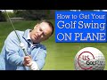 How to Get Your Golf Swing on Plane (GOLF SWING PLANE TRAINER)