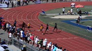 Mauricette and Truitt Battle in Race of the Day-2022 DIAA Division I Boys 200 Meters