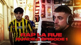 KC Rebell reagiert auf RUNDE 2 - FOLGE 1 / Rap La Rue 2 ‼️ 🌍