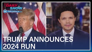 Trump's Not-So-Triumphant 2024 Campaign Announcement | The Daily Show