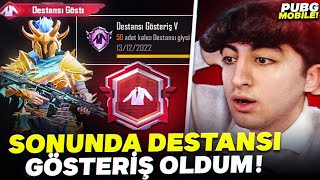 4 YILLIK HAYALİMİ GERÇEKLEŞTİRDİM! 😱 ( SONUNDA DESTANSI GÖSTERİŞ OLDUM! ) - PUBG Mobile