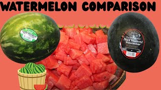 Seedless Watermelon & Private Selection (Kroger) Exclusive Variety Black Diamond Watermelon