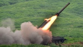 【陸上自衛隊】92式地雷原処理車（MBRS）ロケット弾投射による地雷原爆破処理｜Japan's IHI Type 92 Minefield Breaching Rocket System MICLIC