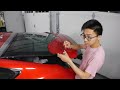 audi a7 gets wrapped 3m gloss dragon fire red time lapse 4k