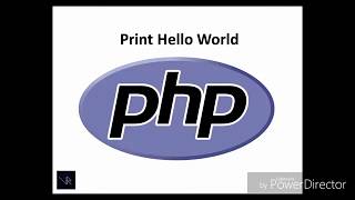 Print Hello World using PHP with XAMPP.