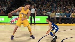 Tiny Golden State Warriors Vs Giant Los Angeles Lakers! NBA 2K18 Challenge!