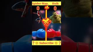 Spider-Man vs hulk ❓❓#shortsfeed #shortvideo #youtubeshorts #cr7ronaldo #viralvideo #