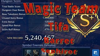 FF VII EC - Dungeon Ranking Sector 5 - Magic Team 5.2 Mil