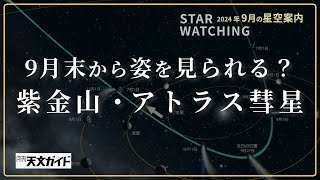 9月末から姿を見られる？紫金山・アトラス彗星【9月の星空Part3】