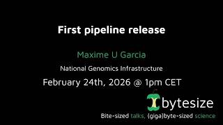 nf-core/bytesize: first pipeline releases