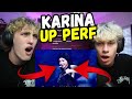 KARINA From Aespa 'UP' Live Performance - REACTION!