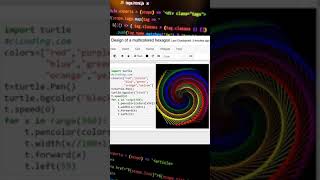 Amazing Hexagon Design in Python