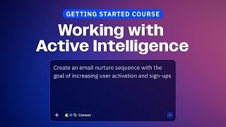 How to Use Active Intelligence to quickly set up marketing (4 of 13)