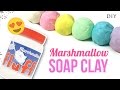 DIY SOAP CLAY With Marshmallow Fluff! Make Squishy Soap!