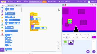 How to code Geometry Dash on Scratch