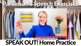 SPEAK OUT! Home Practice Session: ORGANIZE YOUR HOME