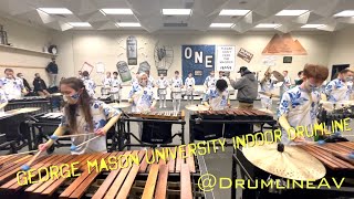 2022 George Mason University Indoor Drumline Full Run Front 2-19-2022