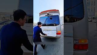 VIP Rose Gold Toyota Coaster Luxury Modified High-end Passenger Bus with Lavatory