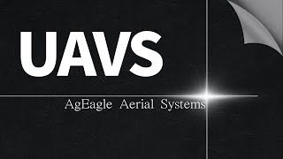 UAVS 주가 분석. 드론 관련 주 주목