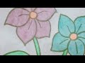 lilac flower drawing | Bisma Art & Craft