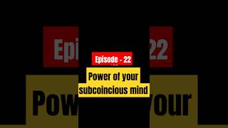 Unlocking the Power of Your Subconscious Mind - Episode 22 #davidgogginsmotivation #motivation