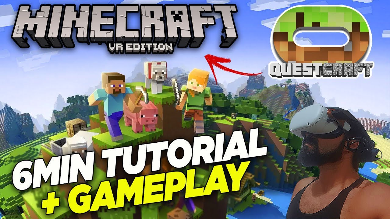 Tutorial Minecraft Vr Oculus Quest 2 Questcraft Gameplay Youtube