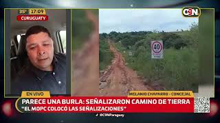 Señalizaron camino de tierra en Curuguaty