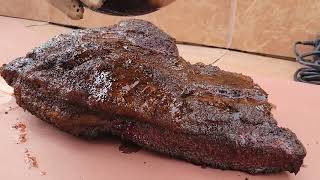 best pellet grill Brisket ever smoked with smokin pecan shell pellets Is the smokiest pellets ever