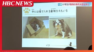 小学生が動物の命の大切さを学ぶセミナー　動物愛護センター「あいまるさっぽろ」で開催　札幌市