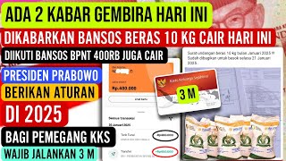 YESS‼️KPM PKH BPNT DAPAT BERAS 10 KG CAIR • PKH CAIR 3 BULAN • ATURAN (3M) KPM WAJIB JALANKAN YA 🔻