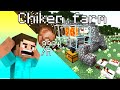 How to make automatic chiken farm in minecraft.      *VERY EASY* #minecraft #minecraftvideos #farm