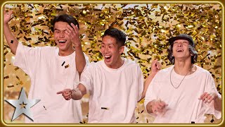 Haribow get AUDIENCE GOLDEN BUZZER for epic DOUBLE DUTCH act | Auditions | BGT 2