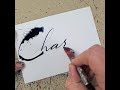 splatter calligraphy name request no.149