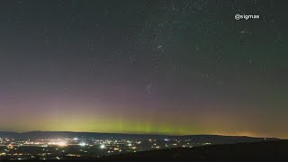 WATCH: Northern lights time lapse