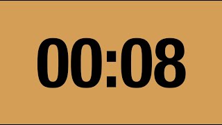 8 Seconds Countdown Timer - Eight Seconds Counter