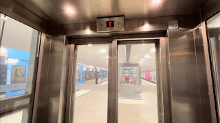 2017 SMW Elevator AB MRL Traction Elevators @ Odenplan Subway & Train Station, Stockholm, Sweden.