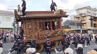 鹿沼 秋祭り 2017 屋台揃い引き 上野町 蓬莱町