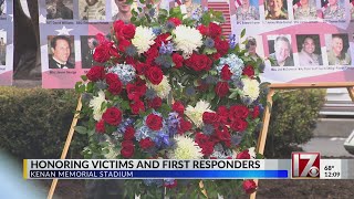 Honoring 9/11 victims and first responders at Kenan Memorial Stadium