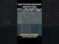 Amapiano Drum pattern FL Studio tutorial  #musicproducer #amapianotutorial