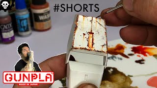 #Shorts | HOW to Weather GUNPLA for Beginners | 2021 | Vallejo Mecha Color Acrylic Paints