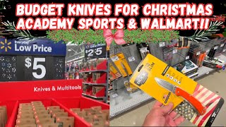 Amazing Budget Knives For Christmas at Academy Sports \u0026 WalMart!